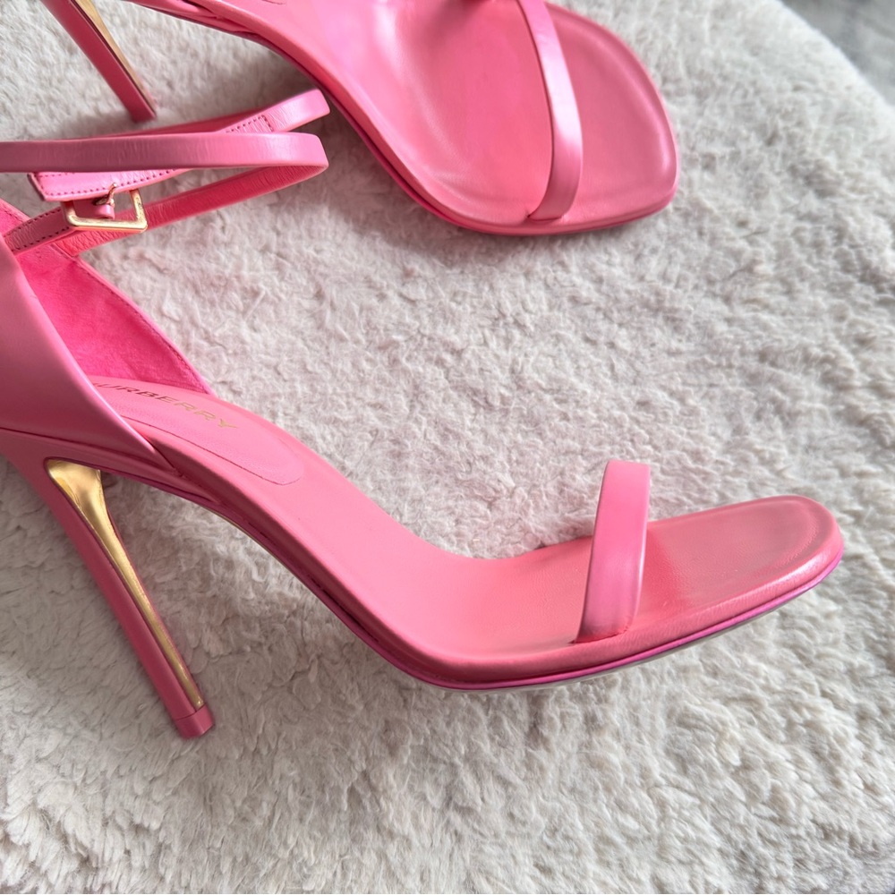 Burberry Leather Sandal Heels Octavia 100